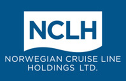 Blue and white Norwegin cruise logo