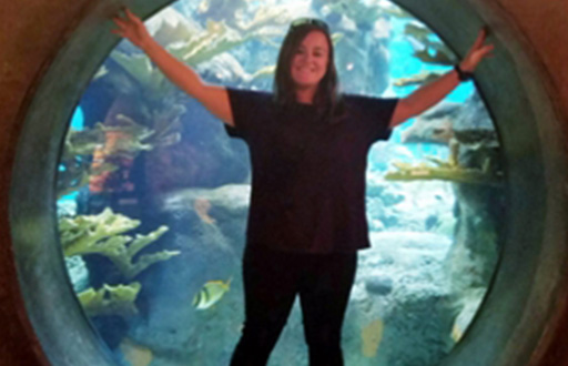 Picture of Taylor Apter, M.S. in marine science candidate 