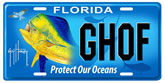 Protect Our Oceans Guy Harvey Inspired Florida License Plate